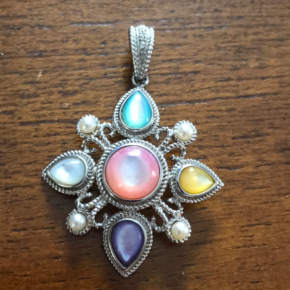 Sterling Silver Multi Gemstone Enhancer